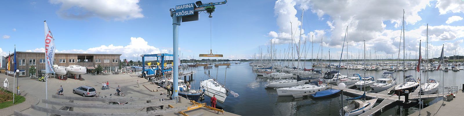 Panorama: Kröslin Marina - Motivnummer: gre-kro-01
