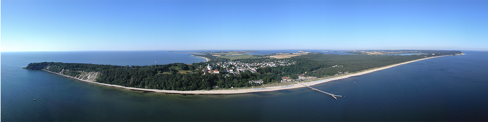 Panorama: Göhren Luftbild - Motivnummer: rug-goe-100