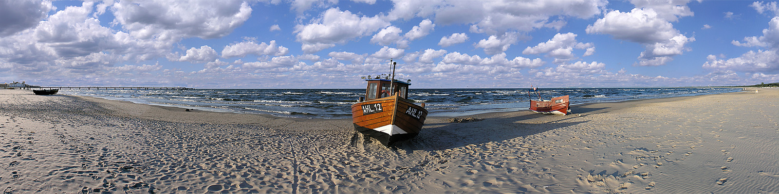 Panorama: Ahlbeck Fischerboot - Motivnummer: use-ahl-05